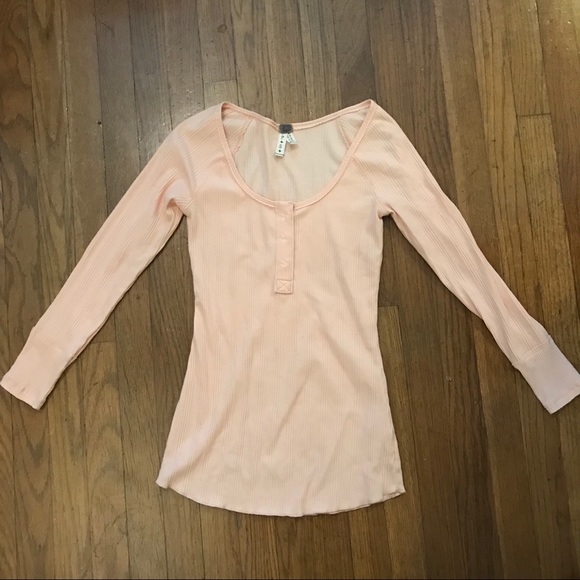 Free People Tops - Free People We the Free pink long sleeve